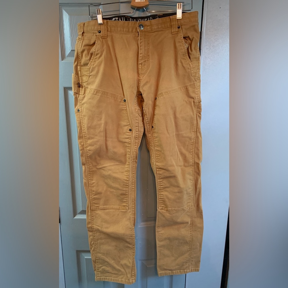Dovetail Workwear Maven Slim Pants Saddle Brown Canvas 16/34